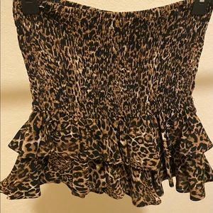 Zara Cheetah Shorts